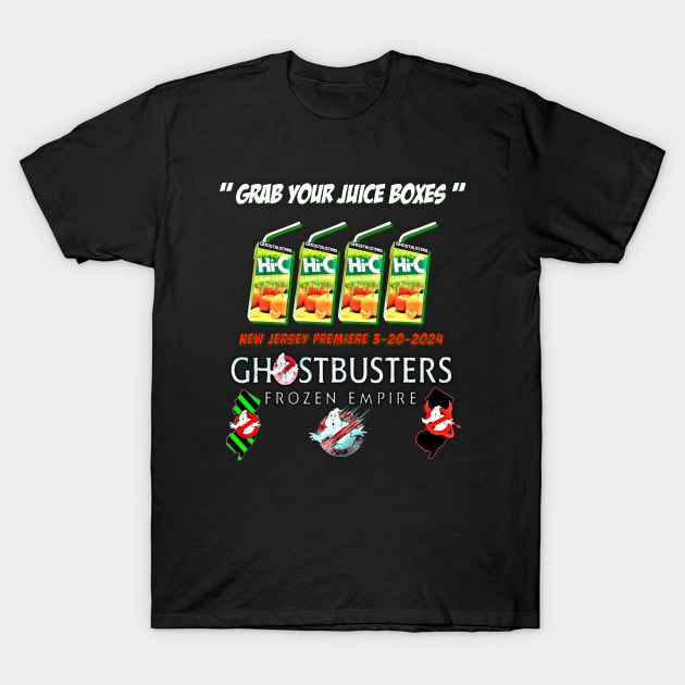 Grab your juice boxes T-Shirt by GCNJ- Ghostbusters New Jersey